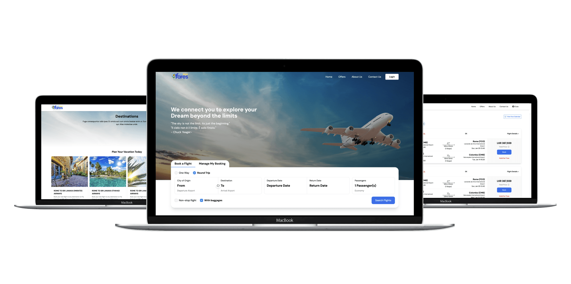 FindYourFares Web App